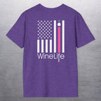 Pink Wine Flag TShirt