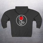 Wine Life Hoodie- Round LIFE logo