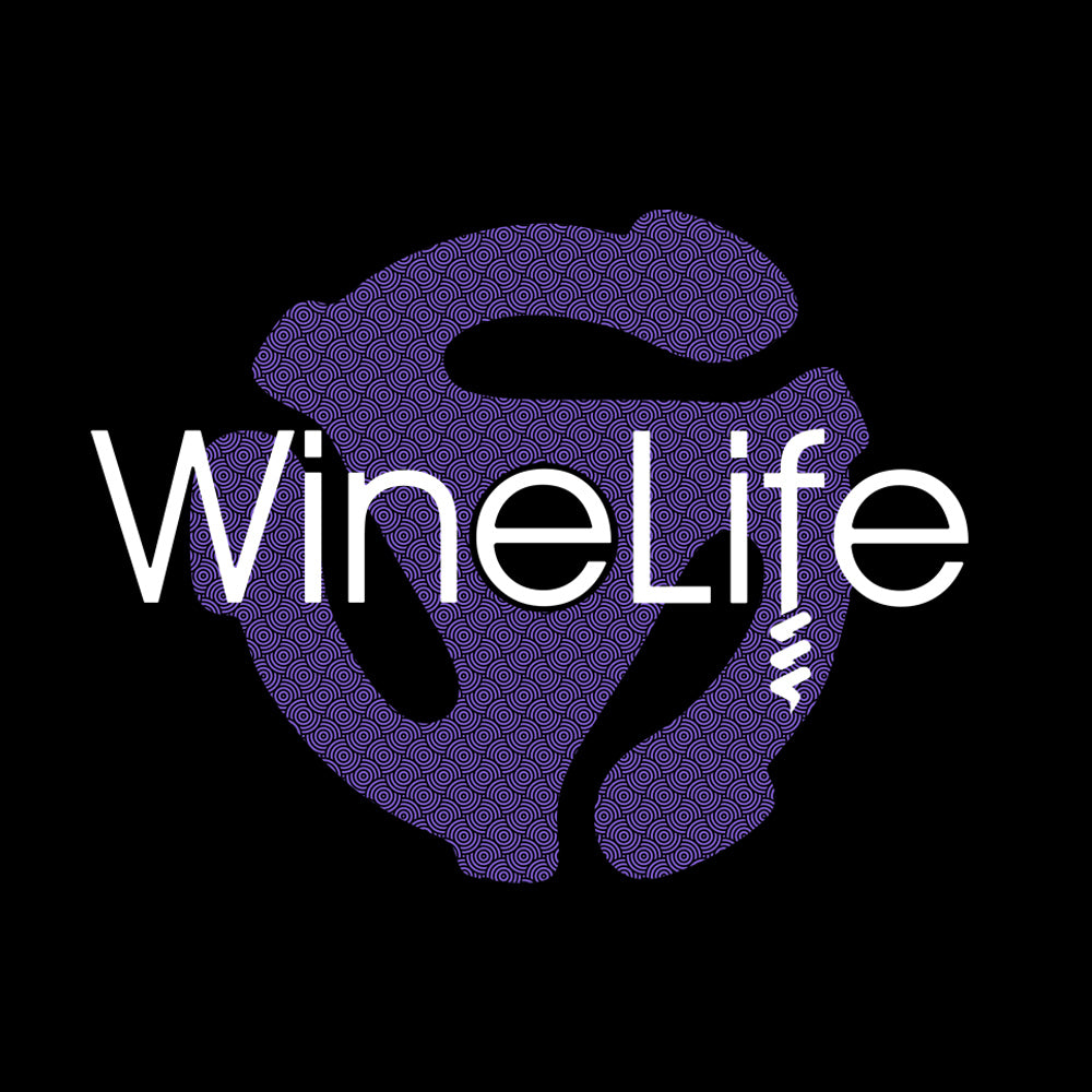Purple Record Adapter Wine Life TShirt Secondary image