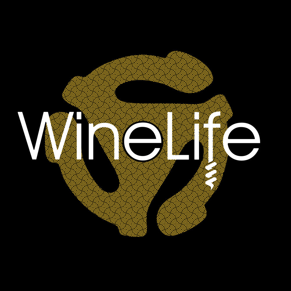 Yellow Record Adapter Wine Life TShirt Secondary image