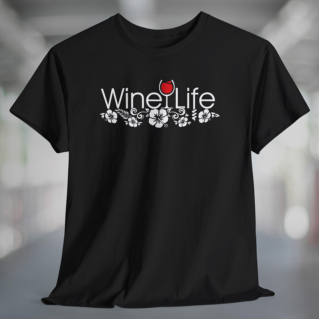 Wine Life TShirt - Aloha Red