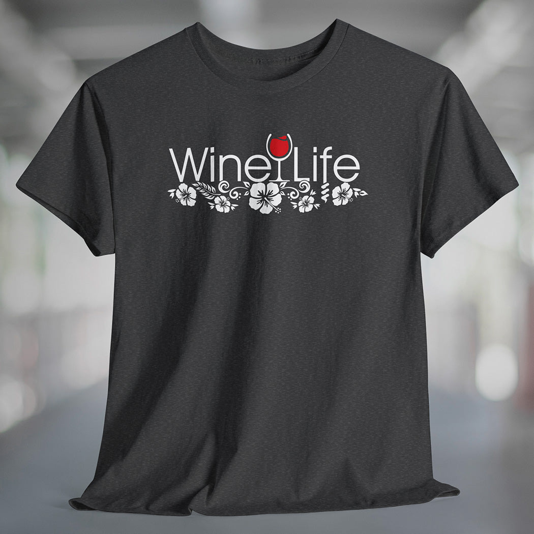 Wine Life TShirt - Aloha Red